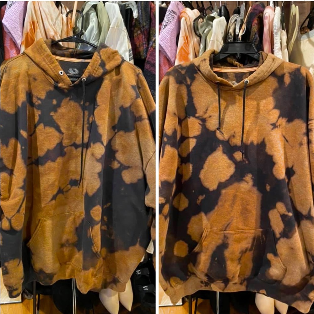 Bleached hoodies